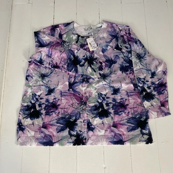 New CJ Banks button up sweater 100% cotton - Picture 9 of 10